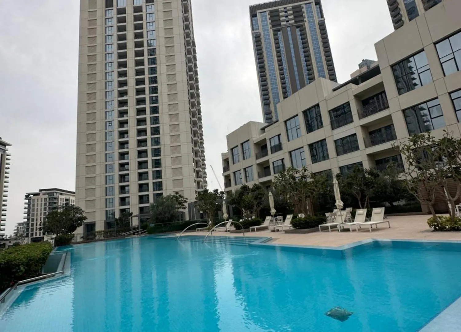 Burj Khalifa View & Creek Lagoon Dubai Apartment